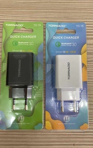 Сетевое Зарядное Устройство TORNADO TD-15 (1USB QC3.0)