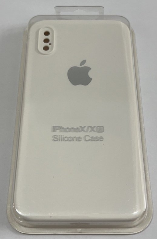 Чохол Silicone Case Copy Apple iPhone X / Xs Square White 2