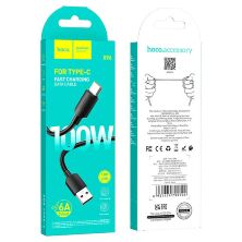 USB кабель HOCO X96 100W USB - Type-C 1M ЧОРНИЙ