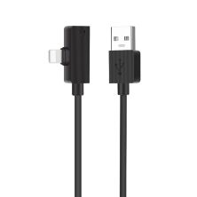 USB Кабель HOCO LS9 2in1 + переходник USB - Lightning + Lightning Audio (1.2M) (30pc) (черный)