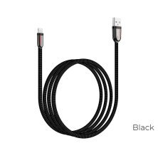 USB кабель HOCO U74 USB to Lightning 1.2 м, чорний