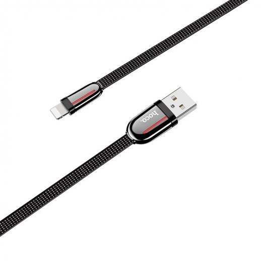 USB кабель HOCO U74 USB to Lightning 1.2 м, чорний