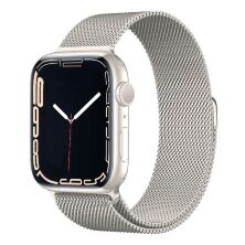 Ремінець металевий для годинника APPLE WATCH 42MM / 44MM / 45MM / 49MM Milanese Loop Starlight