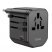 Универсальный сетевой адаптер HOCO AC15 PD20W + 2*USB QC3.0, чёрный