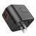 Универсальный сетевой адаптер HOCO AC15 PD20W + 2*USB QC3.0, чёрный
