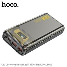 Power Bank HOCO Q13 PD 65W + QC 3.0 20000mah чорний