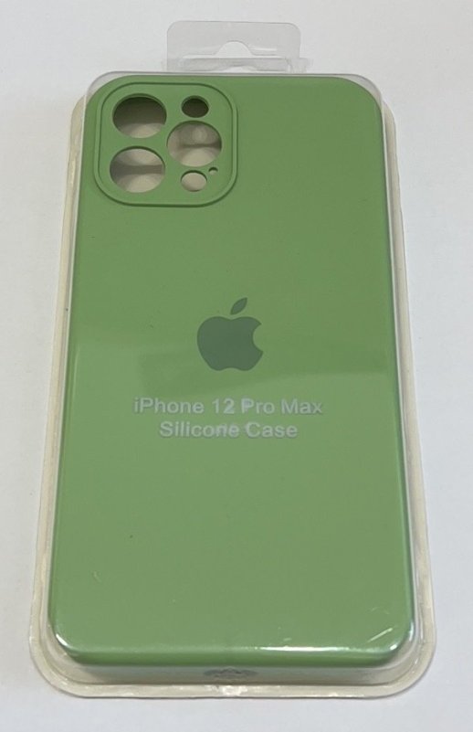 Чохол Silicone Case Copy Apple iPhone 12 Pro Max Square Mint, 16