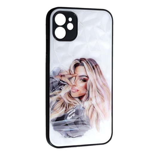 Чохол Prisma Ladies New для Apple iPhone 11 Girl in a hoodie