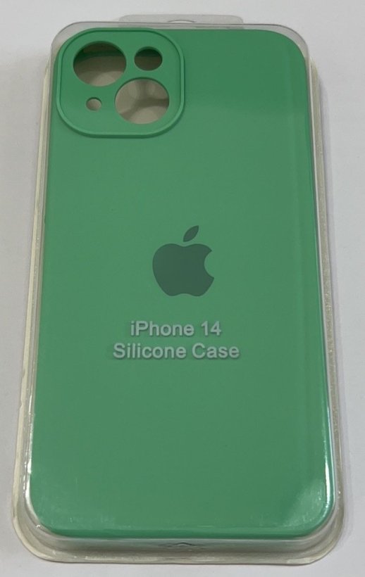 Чохол Silicone Case Copy Apple iPhone 14 Square Spearmint, 25