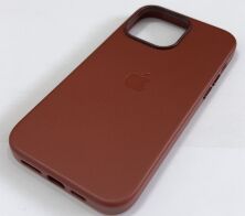 Чохол Leather Case Apple Iphone 14 ProMax  MagSafe Umber