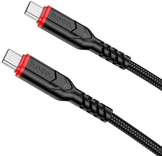USB-C кабель HOCO X59 60W Type-C - Type-C 2 метри, чорний