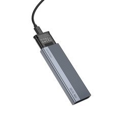 Кишеня для жорстких дисків HOCO HB47 M.2 SSD USB 3.1 / 6Gbps / max 4TB, сірий