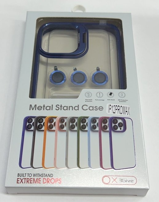 Чехол Metal Stand Case Apple Iphone 12 ProMax Sierra Blue 6