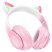 Бездротові повнорозмірні навушники HOCO W42 Cat Ear, Cherry Blossom