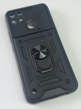 Armor Case With Curtain for Realme C21Y / C25Y Dark Blue