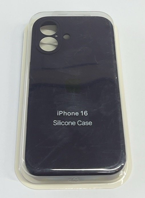 Чехол Silicone Case Copy Apple iPhone 16 Square Elderberry 59