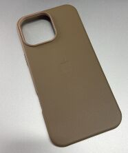 Чехол Leather Case Apple Iphone 16 ProMax  MagSafe Black