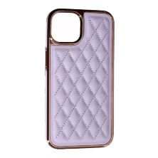 Накладка Puloka Leather Case для Apple iPhone 14 Plus Purple