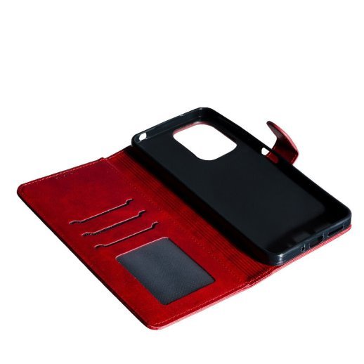 Flip Cover "Business" для Xiaomi Redmi 13C/Poco C65 Red
