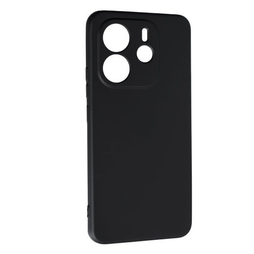 Силікон Case SMTT (AA) для Xiaomi Redmi Note 14 (4G) (UA/EUROPE) Black