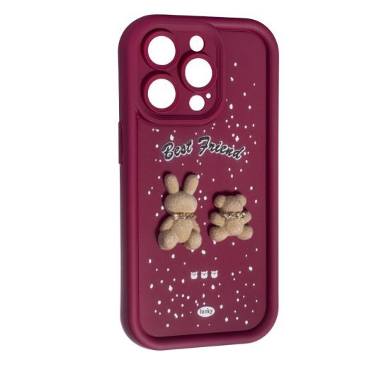 Силікон Best Friend для Apple iPhone 15 Pro Bordo