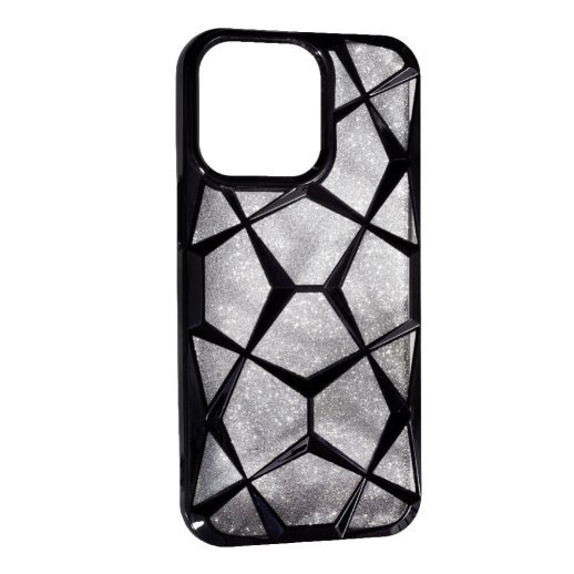 Накладка Abstraction Color для Apple iPhone 16 Pro Black