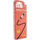 Кабель USB Denmen D09L магнітний MAGNET USB - Lightning (2.4A) ТКАНИНОВА ОПЛЕТКА