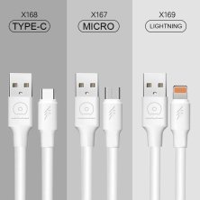 Кабель USB WUW X168 USB - Type-C 5A (65)