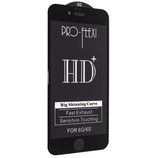 Захисне скло PRO-FLEXI HD+ APPLE IPHONE 6 | 6S ЧОРНИЙ
