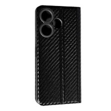 Книга Flip Cover Carbon для Xiaomi Redmi 13/Poco M6 Black