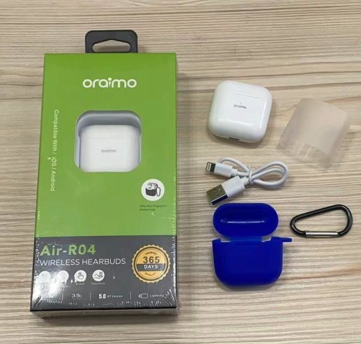 Блютуз Стерео Гарнітура Oraimo Air-R04T WS White