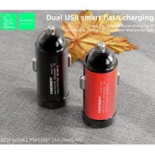 Автомобільний зарядний пристрій DENMEN DZ16 2.4A 2USB