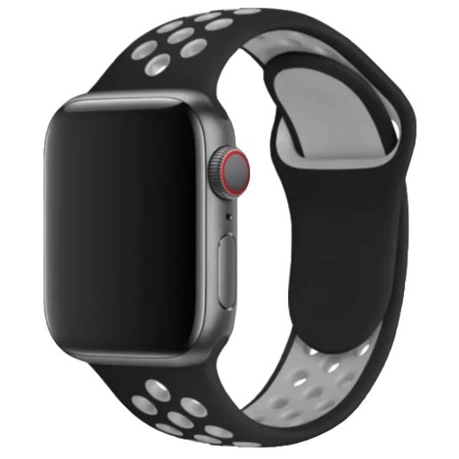 Ремінець силіконовий INKAX WB-02 для Apple Watch NIKE 38мм | 40мм | 41мм LARGE SIZE
