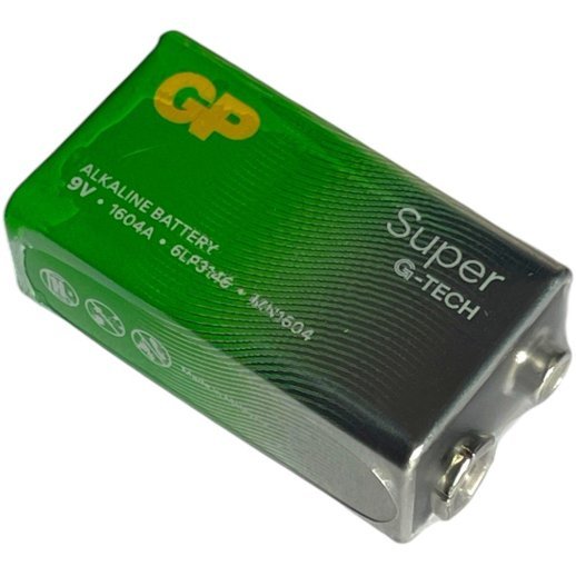 Батарейка лужна GP Super G-TECH 1604A 6LP3146, MN1604 9V, 1 шт.