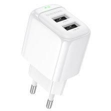СЗУ Borofone BAS41A (2USB/2,4A) (белый)