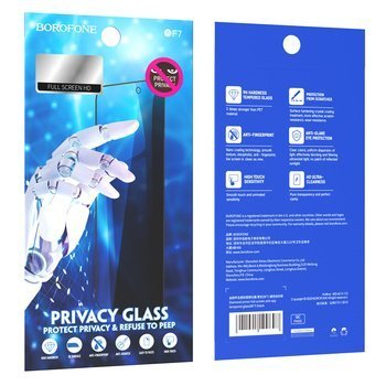 Захистне скло BOROFONE BF7 full-screen anti-spy PRIVACY APPLE iPhone 14 PRO MAX | 15 PLUS | 16 PLUS