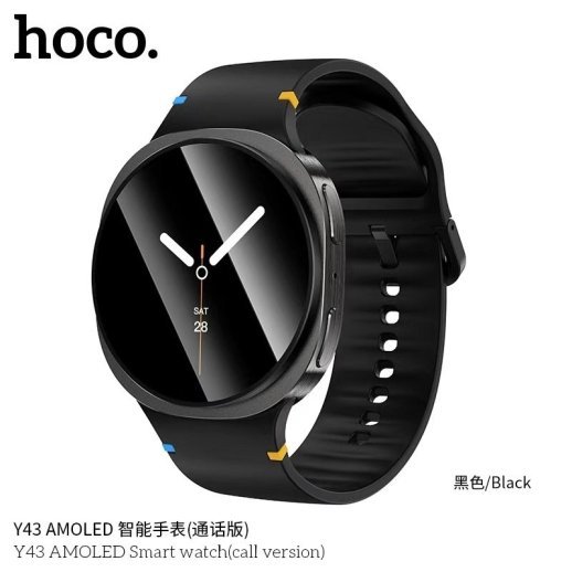 Годинник HOCO Y43 Smart sports watch (call version), BLACK