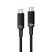 USB-C кабель HOCO U153 Type-C to Type-C 100W 1.2 м, чорний