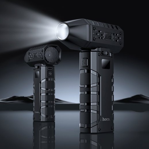 Портативний вентилятор HOCO HX67, чорний