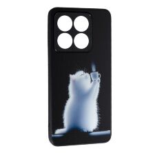 Накладка Fashion Mix для Xiaomi 14T Pro White Cat