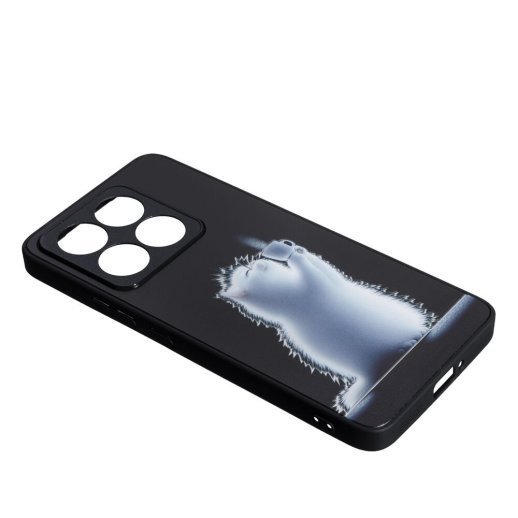 Накладка Fashion Mix для Xiaomi 14T Pro White Cat