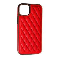 Накладка Puloka Leather Case для Apple iPhone 14 Plus Red