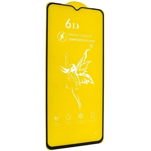 Захисне скло 6D PREMIUM REALME C30S ЧОРНИЙ