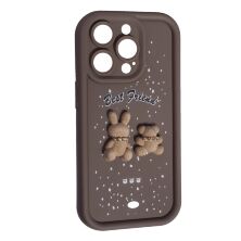 Силікон Best Friend для Apple iPhone 15 Pro Brown