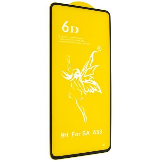Захисне скло 6D PREMIUM SAMSUNG A536 Galaxy A53 5G (2022) ЧОРНИЙ