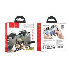 Ігрові тригери Hoco GM6 Wild Wolf Pulse, black metal gray
