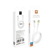 Кабель USB WUW X169 USB - Lightning 5A 1М БІЛИЙ, Товщина 6ММ (55)