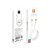 Кабель USB WUW X169 USB - Lightning 5A 1М БІЛИЙ, Товщина 6ММ (55)
