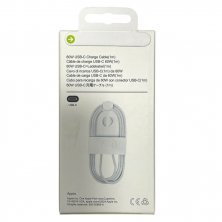 Кабель USB-C для iPhone Type-C to Type-C MUF72ZM/A Model A1997 1 метр 60W 16 PRO MAX ткань в упаковке
