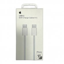 Кабель USB-C для iPhone Type-C to Type-C MUF72ZM/A Model A1997 1 метр 60W 16 PRO MAX ткань в упаковке